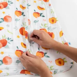 Cotton Muslin Sleep Bag - Georgia Peach