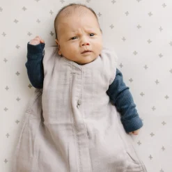 Cotton Muslin Sleep Bag - Porpoise
