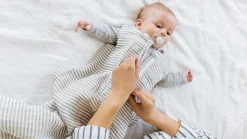 Cotton Muslin Sleep Bag - Tropical Leaf