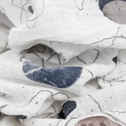 Cotton Muslin Squares 4 Pack - Planetary
