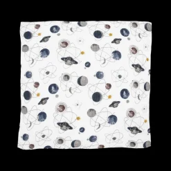 Cotton Muslin Squares 4 Pack - Planetary