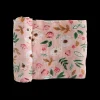 Cotton Muslin Swaddle Blanket - Vintage Floral