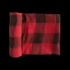 Cotton Muslin Swaddle Blanket - Red Plaid