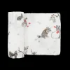 Cotton Muslin Swaddle Blanket - Snow Day