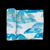 Cotton Muslin Swaddle Blanket - Surf