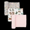 Cotton Muslin Swaddle Blanket 3 Pack - Butterflies