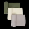 Cotton Muslin Swaddle Blanket 3 Pack - Fern 2