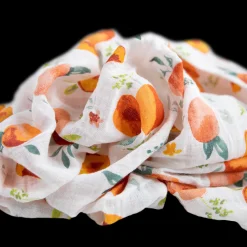 Cotton Muslin Swaddle Blanket - Georgia Peach