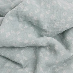 Cotton Muslin Swaddle Blanket - Misty Field