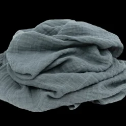 Cotton Muslin Swaddle Blanket - Sea