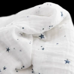 Cotton Muslin Swaddle Blanket - Shooting Stars