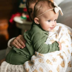 Cotton Muslin Swaddle Blanket 3 Pack - Snow Day