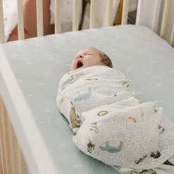 Cotton Muslin Swaddle Blanket 3 Pack - Party Animals
