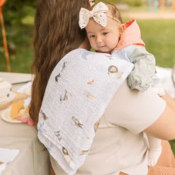 Cotton Muslin Swaddle Blanket 3 Pack - Party Animals