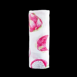 Cotton Muslin Swaddle Blanket - Pitaya