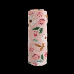Cotton Muslin Swaddle Blanket - Vintage Floral