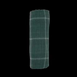 Cotton Muslin Swaddle Blanket - Evergreen Plaid