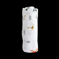 Cotton Muslin Swaddle Blanket - Forest Friends