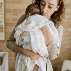 Cotton Muslin Swaddle Blanket - Desert Night