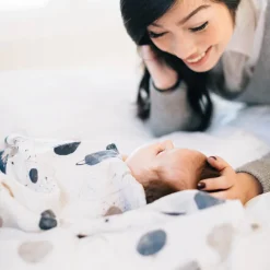 Cotton Muslin Swaddle Blanket - Planetary