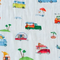 Cotton Muslin Swaddle Blanket 3 Pack - Summer Vibe