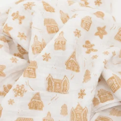 Cotton Muslin Swaddle Blanket 3 Pack - Snow Day