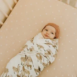 Cotton Muslin Swaddle Blanket - Llama Llama
