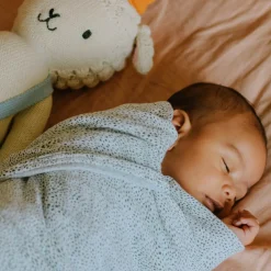 Cotton Muslin Swaddle Blanket - Green Seed