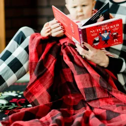 Cotton Muslin Swaddle Blanket 3 Pack - Holiday Haul