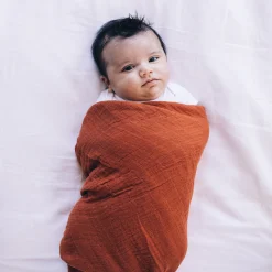 Cotton Muslin Swaddle Blanket 3 Pack - Pressed Petals