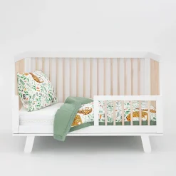 Cotton Muslin Toddler Bedding 3 Piece Set - Mighty Jungle