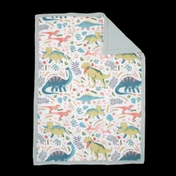 Cotton Muslin Toddler Bedding 3 Piece Set - Boho Dino