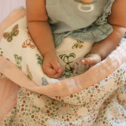 Cotton Muslin Toddler Bedding 3 Piece Set - Butterflies