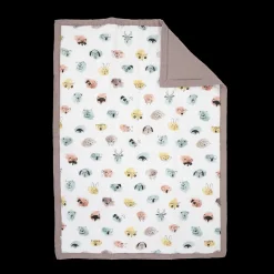 Cotton Muslin Toddler Comforter - Watercolor Critters