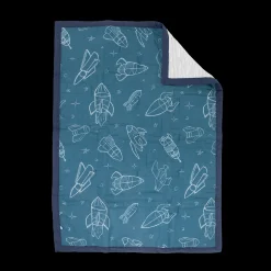 Cotton Muslin Toddler Comforter - Blast Off