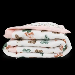 Cotton Muslin Toddler Comforter - Butterflies
