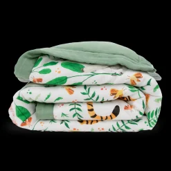 Cotton Muslin Toddler Comforter - Mighty Jungle