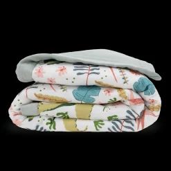 Cotton Muslin Toddler Comforter - Boho Dino