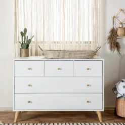 dadada Baby Austin 5-Drawer Nursery Dresser