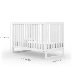 dadada Baby Austin 3-in-1 Convertible Crib