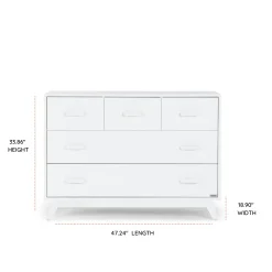 dadada Baby Soho 5-Drawer Nursery Dresser