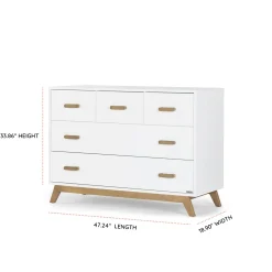 dadada Baby Soho 5-Drawer Nursery Dresser