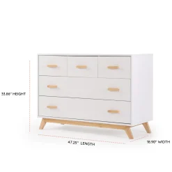 dadada Baby Soho 5-Drawer Nursery Dresser