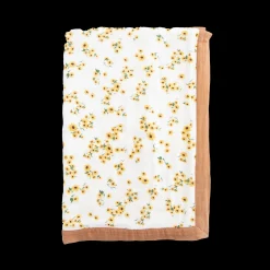Deluxe Muslin Baby Quilt - Ditsy Sunflower