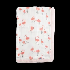 Deluxe Muslin Baby Quilt - Pink Ladies