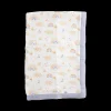 Deluxe Muslin Baby Quilt - Rainbows & Raindrops