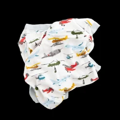 Deluxe Muslin Baby Quilt - Air Show