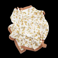 Deluxe Muslin Baby Quilt - Ditsy Sunflower