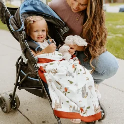 Deluxe Muslin Baby Quilt - Safari Social