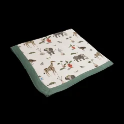 Deluxe Muslin Quilted Throw - Safari Social 2